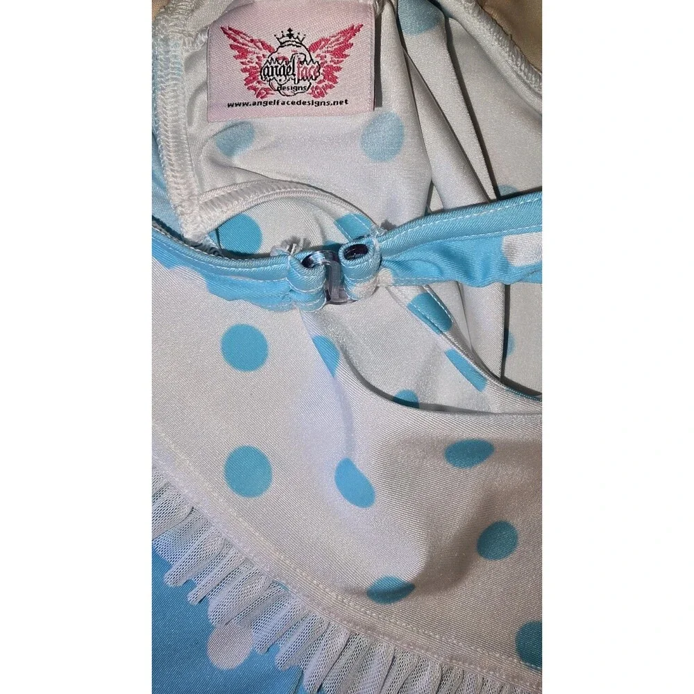 Polka Dot Halter Top & Shorts Small Dancewear / Costume Set Y2K Vintage Cutesy